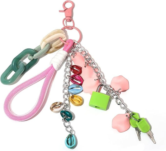 Tote Bag Purse Charms for Handbags - Cute Keychain, Y2K Rope Key Chain Accessories - Designer Jewelry Gift for Women
