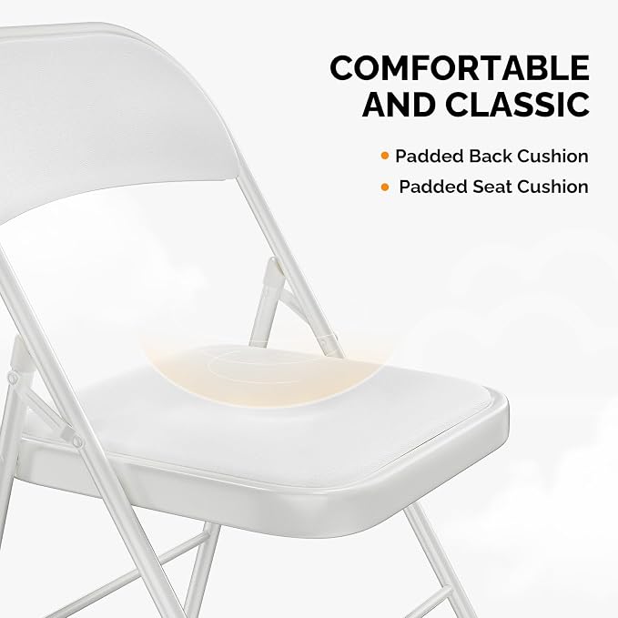 VINGLI 4 Pack Folding Chairs - Image 5