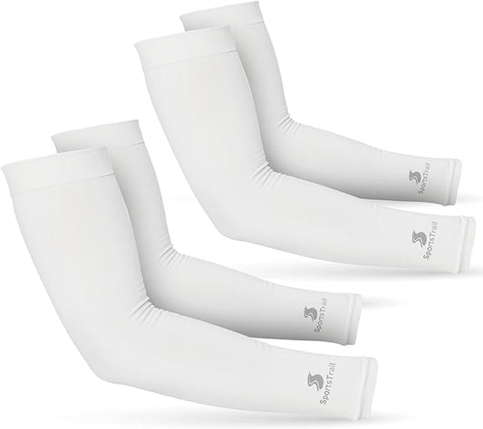 SportsTrail Cooling Arm Sleeves for Men & Women – Breathable, UV Sun Protection, Sports Arm Sleeves for Women, Men & Youth