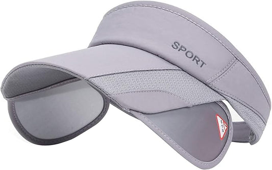 Summer Sun Visor Hat - Women Adjustable Golf Cap with Retractable Brim, UV Protection Beach/Tennis Sport Hat