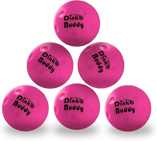 Kelso Pickleball, PU Foam Pickleball Balls for Reduced Noise, Enhances Hand-Eye Coordination, Indoor & Outdoor Use, Standard or Small Trainer-Sized Balls