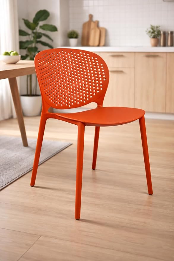 2xhome Patio Dining Chair | Modern Stackable Outdoor Pool Side Chair | Weather - Image 5