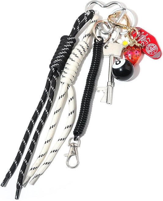 Tote Bag Purse Charms for Handbags - Cute Keychain, Y2K Rope Key Chain Accessories - Designer Jewelry Gift for Women