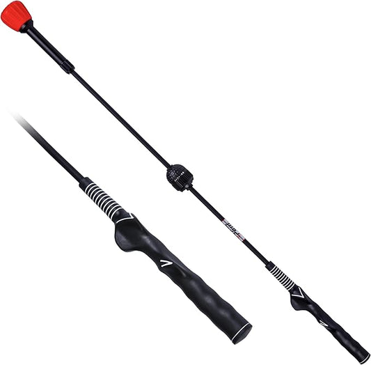 PGM Golf Swing Trainer Aid - Golf Swing Training Aid Golf Practice Warm-Up Stick for Strength Flexibility and Tempo Training -Suit for Practice Chipping Hitting Golf Accessories