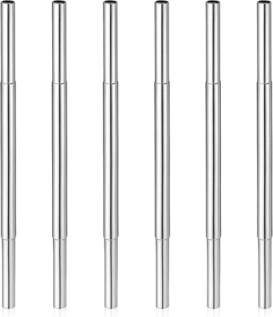 6Pcs Golf Club Extension Steel Shaft, for Iron Wooden Golf Repair and Replacement of Equipment Parts