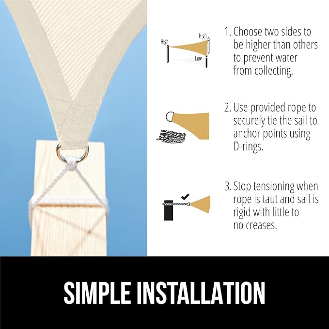GORILLA GRIP Heavy Duty Sun Shade, UV Protection Fade Tear and Rust Resistant - Image 6