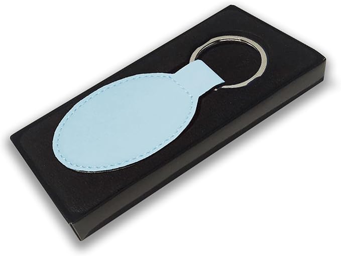 LaserGram Oval Keychain, Sunflowers, Personalized Engraving Included