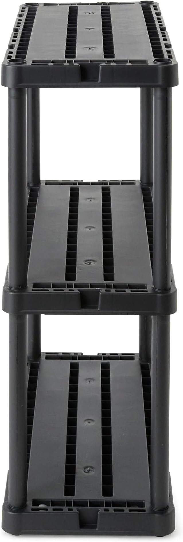 Gracious Living 3 Shelf Knect-A-Shelf Solid Light Duty Storage Unit 3-Shelf - Image 7