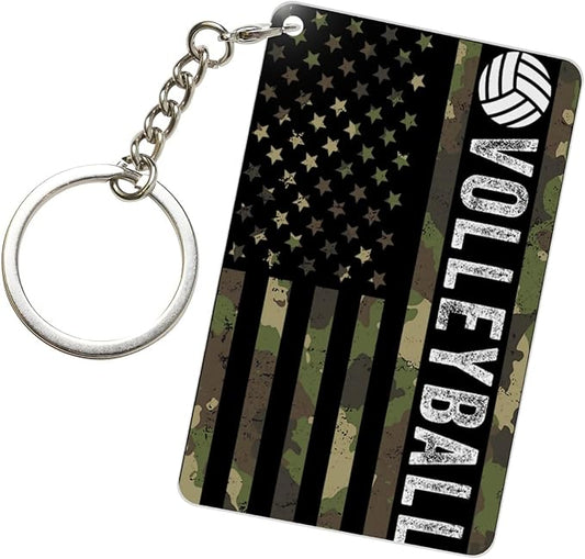 Keychain - Rectangular Acrylic Keychain Daily Key Ring Car Key Fob Holder 2X3 Inch