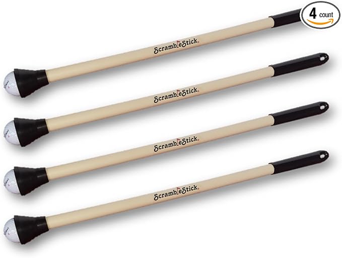 The Original Golf Ball Retriever for Scramble Golf, 26-Inch, 4-Piece Set