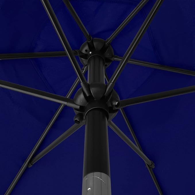 Sunnyglade 7.5' Patio Umbrella Outdoor Table Umbrella Tilt Crank Navy Blue | - Image 4