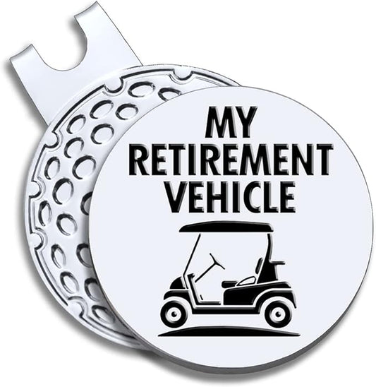 Men Golf Ball Marker with Magnetic Hat Clip, Funny Golf Accessories Gifts for Men, Novelty Birthday Gifts for Male Golfer Fan