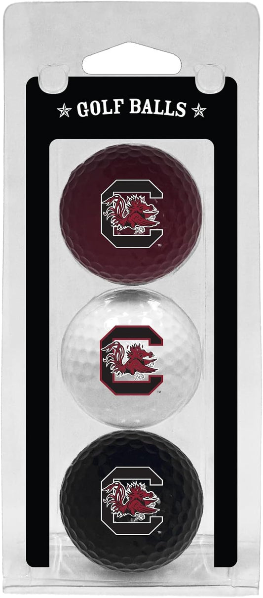 Team Golf NCAA Regulation Size Golf Balls, 3 Pack, Full Color Durable Team Imprint