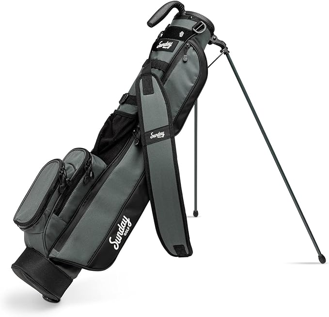 The Original Sunday Golf Loma Bag – Lightweight Golf Bag with Strap & Stand, Easy to Carry Pitch n Putt Stand Bag for Driving Range, Par 3 & Executive Courses, 31 Inches