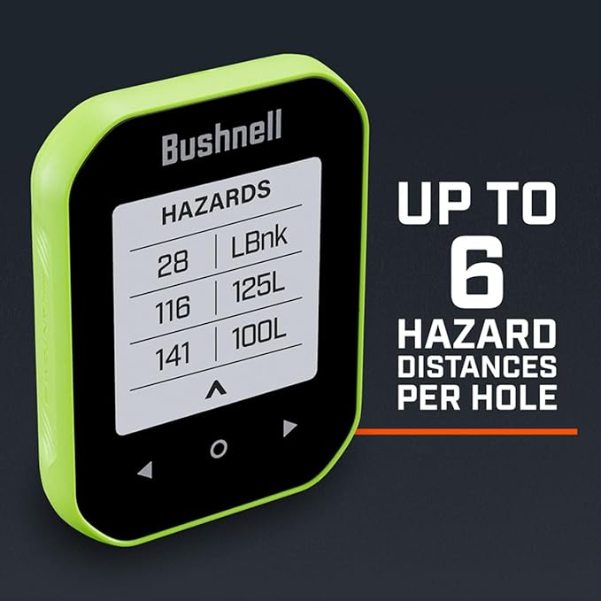 Bushnell Golf Phantom 3 Slope GPS Handlheld (Black) | 38,000+ Courses, Slope Compensation, Hazard Info, Distance Calculator, Scorekeeping, Magnet Mount, Touchscreen | Signature Series Gift Bundle
