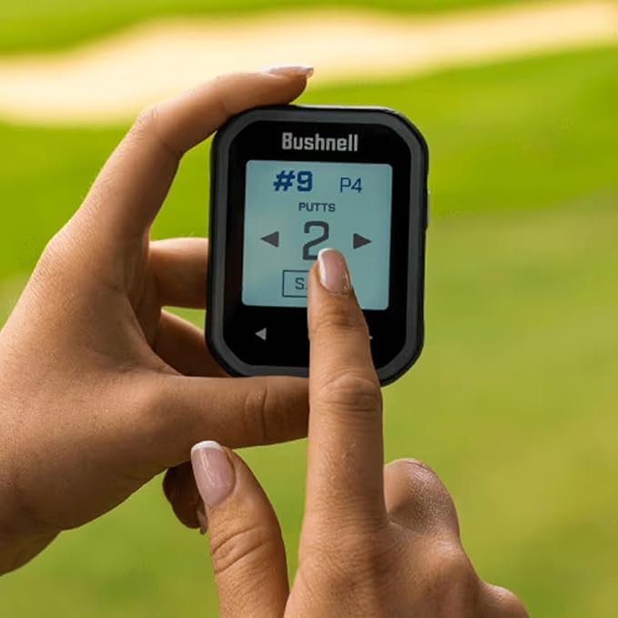 Bushnell Golf Phantom 3 Slope GPS Handlheld (Orange) | 38,000+ Courses, Slope Compensation, Hazard Info, Distance Calculator, Scorekeeping, Magnet Mount, Touchscreen | Signature Series Power Bundle