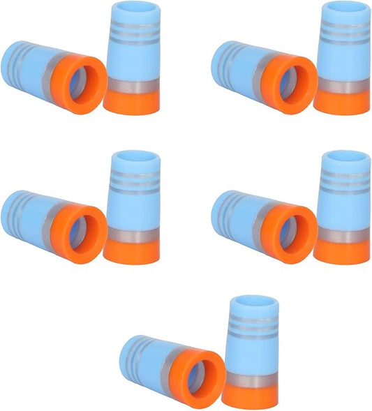 10 Pcs Golf Ferrules,Golfing Club Ferrules Colorful Golfing Iron Ferrules Fit 0.35Inch Tapered Steel Shafts