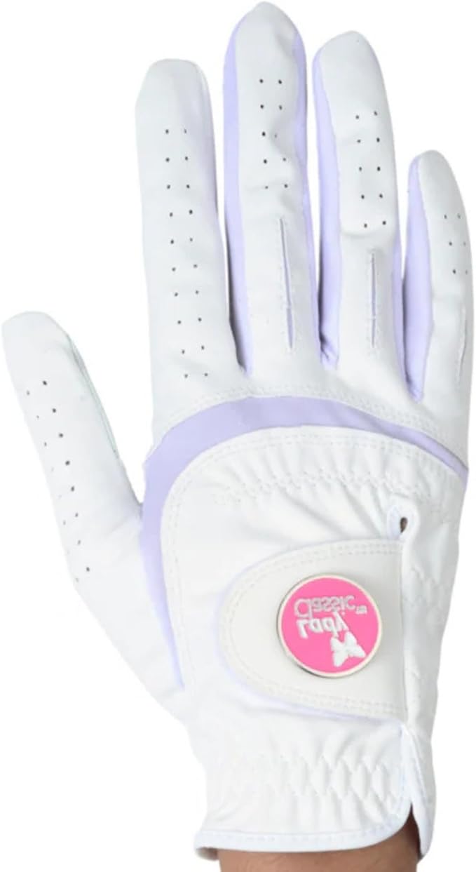 Women’s Form Fit Golf Glove – Lightweight, Flexible & Stylish with Leather Palm Patch – Soft Flex Comfort – Right or Left Hand