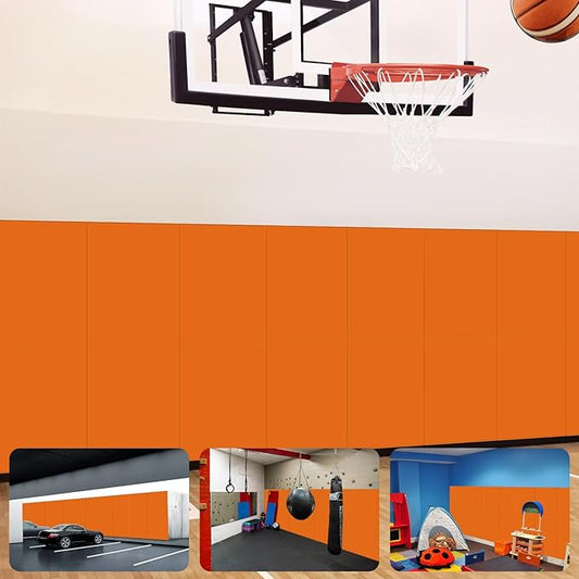 Gym Padding Wall Pads for Gym Wall Mats Basketball Wall Padding 2" Thick Foam Gym Wall Pad for Kids Wall Pad Protection, Waterproof Durable Wall Pads for Safety Colorful Wall Pad