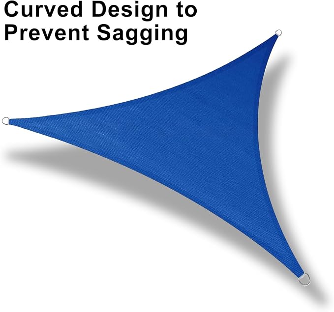 LOVE STORY 20' x 20' x 20' Triangle Sun Shade Sail - Image 6
