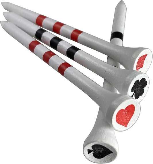 PrideSports 2-3/4" Playing Card Tees, White (PS23445C)