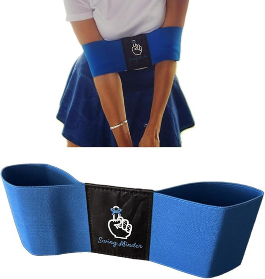 Swing Minder Connect Correct Golf Arm Band Training Aid for Swing Correcting - Portable Golf Swing Trainer Aid for Right/Left Handers