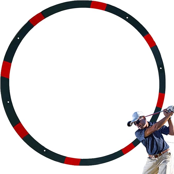 Precision Rings – Golf Chipping Circles, Putting Target Trainer | Flexible Visual Indicator Rings for Green Shot Control and Accuracy Practice, Lightweight Setup for Indoor Lawn Or Backyard Golf T