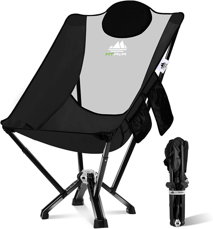 High-Back Folding Chair for Indoor & Outdoor Use — Comfortable Full Back Support for Long Sitting, Stable Aluminum Frame, Easy Setup, Portable Chair for Home, Camping, RV & Relaxation