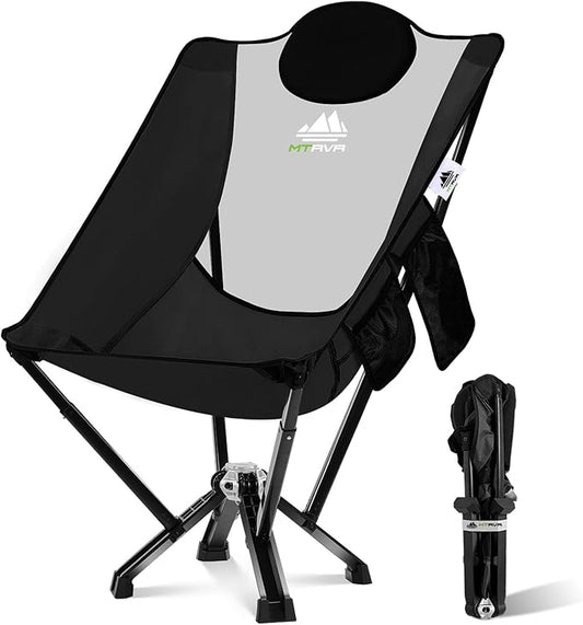 High-Back Folding Chair for Indoor & Outdoor Use — Comfortable Full Back Support for Long Sitting, Stable Aluminum Frame, Easy Setup, Portable Chair for Home, Camping, RV & Relaxation
