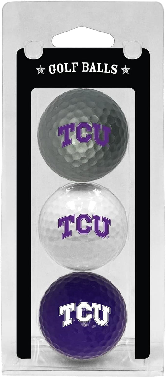 Team Golf NCAA Regulation Size Golf Balls, 3 Pack, Full Color Durable Team Imprint