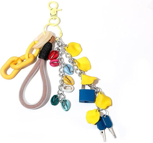 Tote Bag Purse Charms for Handbags - Cute Keychain, Y2K Rope Key Chain Accessories - Designer Jewelry Gift for Women
