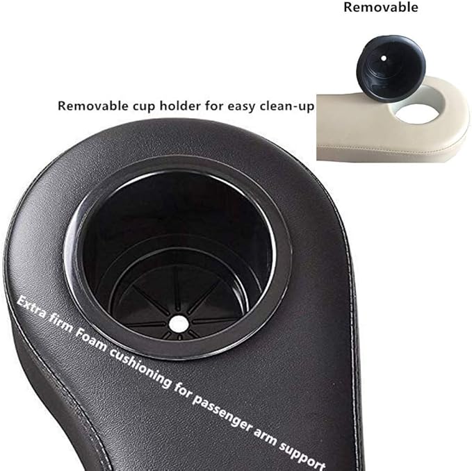 Golf Cart Rear Seat Arm Rests | No Drilling Required, Universal Arm Rest Fits on EZGO, Club Car, Yamaha Golf cart with Rear seat