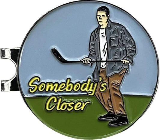 Balanced Co. Funny Golf Hat Clip with Enamel Magnetic Ball Marker
