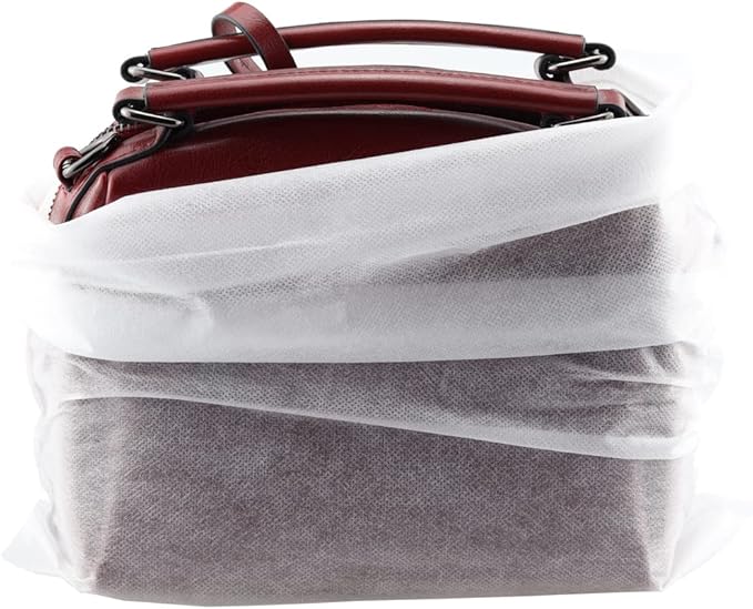 Non-woven Fabric Storage Bags 10Pcs Travel Shoe Bags Dust Cover Pouch Portable Drawstring Home Packing Bags (Small)