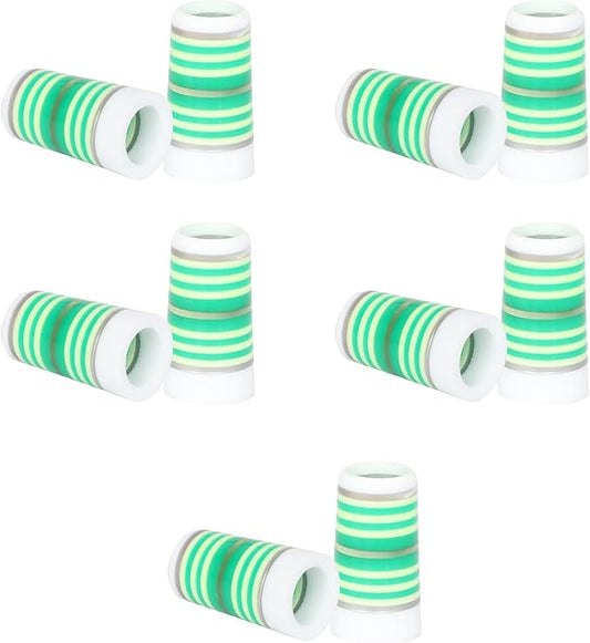 10 Pcs Golf Ferrules,Golfing Club Ferrules Colorful Golfing Iron Ferrules Fit 0.35Inch Tapered Steel Shafts