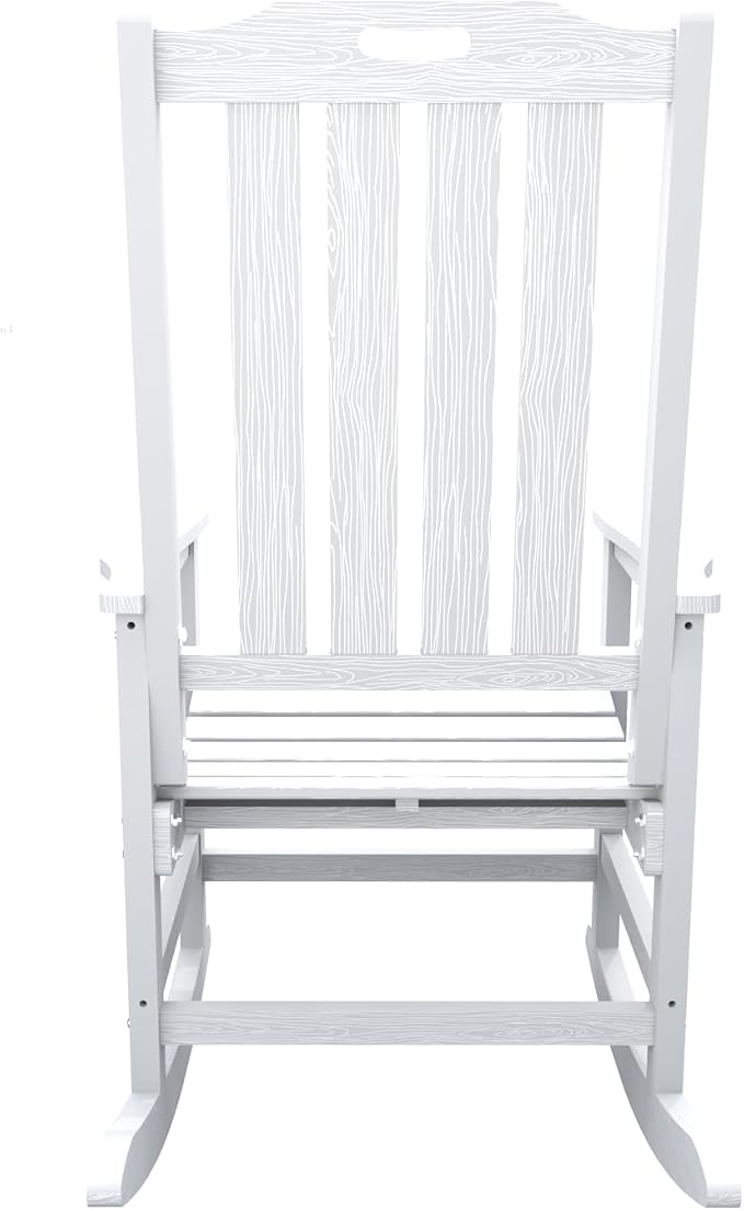 THOEOE Outdoor Rocking Chairs Set of 2, Oversized Patio Rocking Chair | HDPE - Image 10