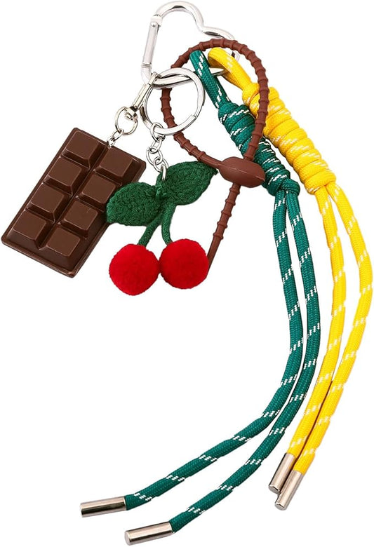 Tote Bag Purse Charms for Handbags - Cute Keychain, Y2K Rope Key Chain Accessories - Designer Jewelry Gift for Women