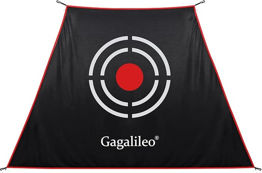 Gagalileo Golf Target Cloth: Protective Net Portable Easy Setup with S-Hooks & Ropes Indoor Outdoor Practice All Golfers Training Accuracy for Backyard Garage