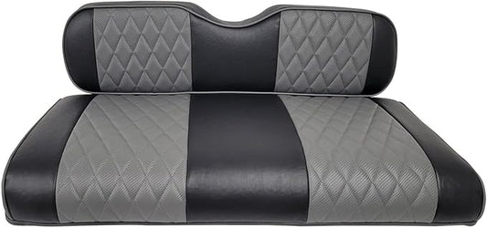 Huskey Parts Company Golf Cart Seat Cover Charcoal Gray for Club Car Precedent 04+, Tempo, Front Rear