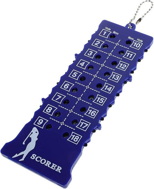 Toyvian 18hole Compact Golf Score Counter Scoring Board Design for Accurate Score Tracking Tournaments and Practice Sessions Lightweight and Portable