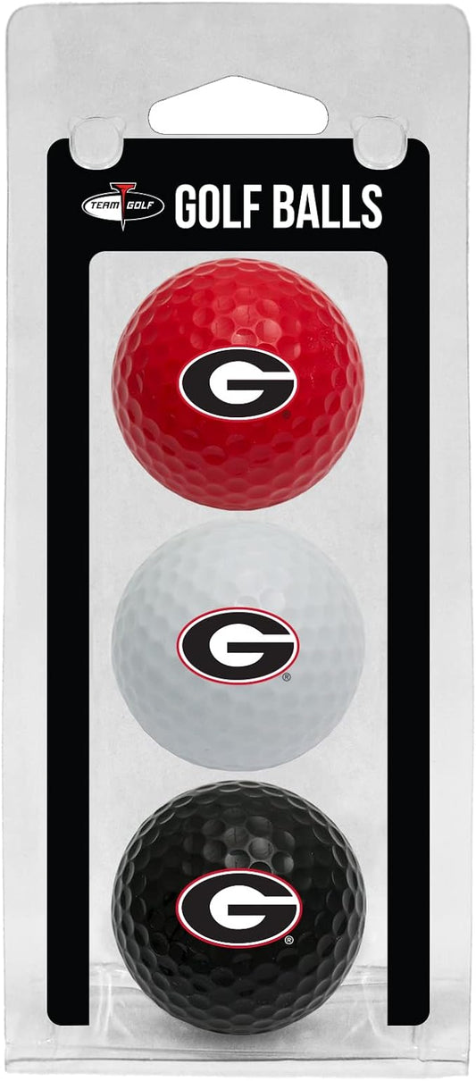 Team Golf NCAA Regulation Size Golf Balls, 3 Pack, Full Color Durable Team Imprint