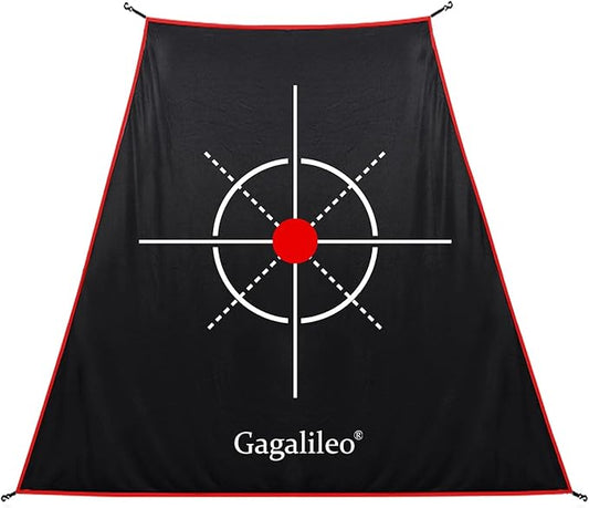 Gagalileo Golf Target Cloth: Protective Net Portable Easy Setup with S-Hooks & Ropes Indoor Outdoor Practice All Golfers Training Accuracy for Backyard Garage