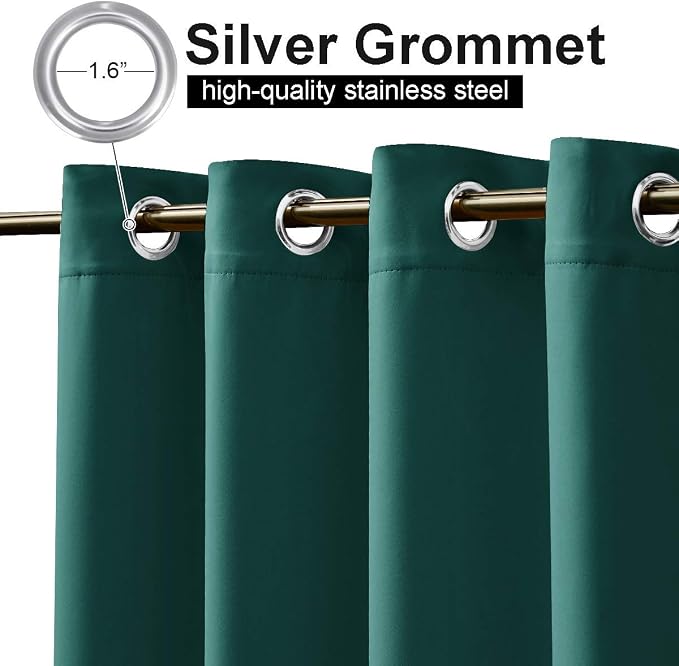 NICETOWN Outdoor Patio Curtain Extra Long Drape 108" L Waterproof/Windproof - Image 2