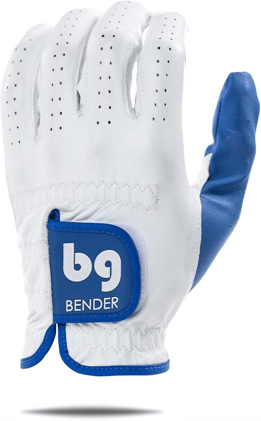 BG Bender - Mens Golf Glove, Durable Leather Golf Gloves, Unique Golf Gloves
