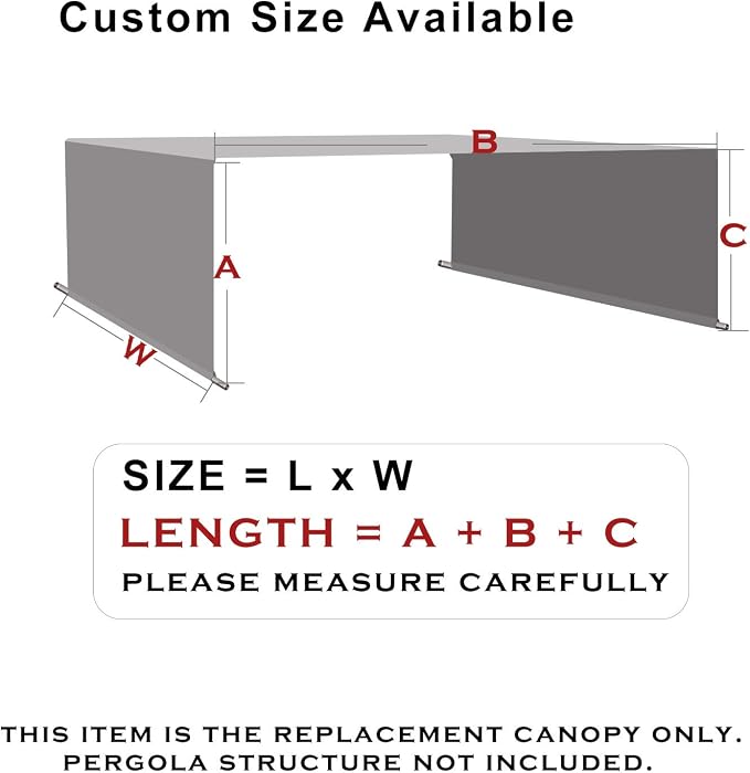 Alion Home Custom HDPE Permeable Canopy Sun Shade Cover Replacement - Image 6