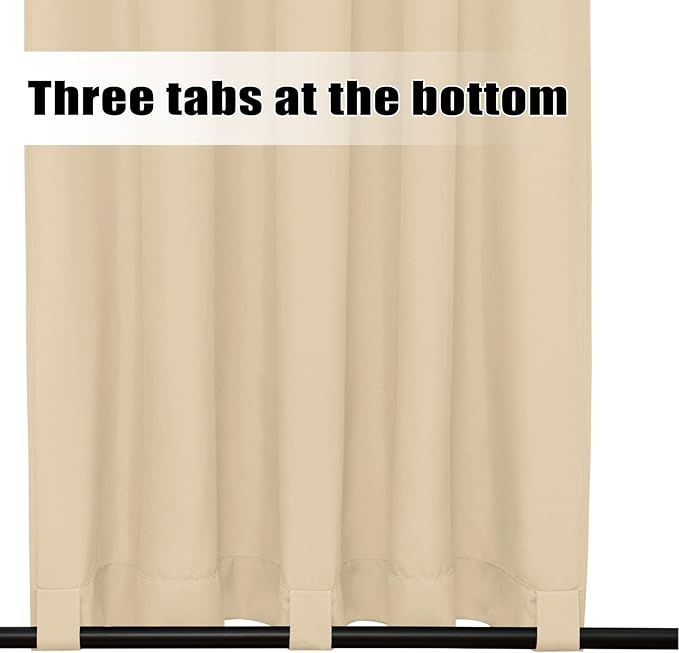 Easy-Going Outdoor Curtains for Patio 1 Panel, 54x84 inch, Weatherproof Privacy - Image 4