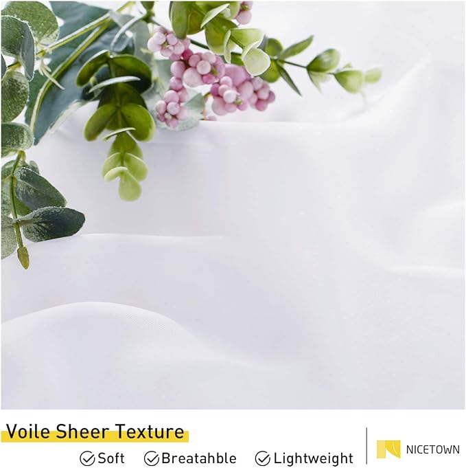 NICETOWN 2 Panels Patio Outdoor Curtains - Image 5