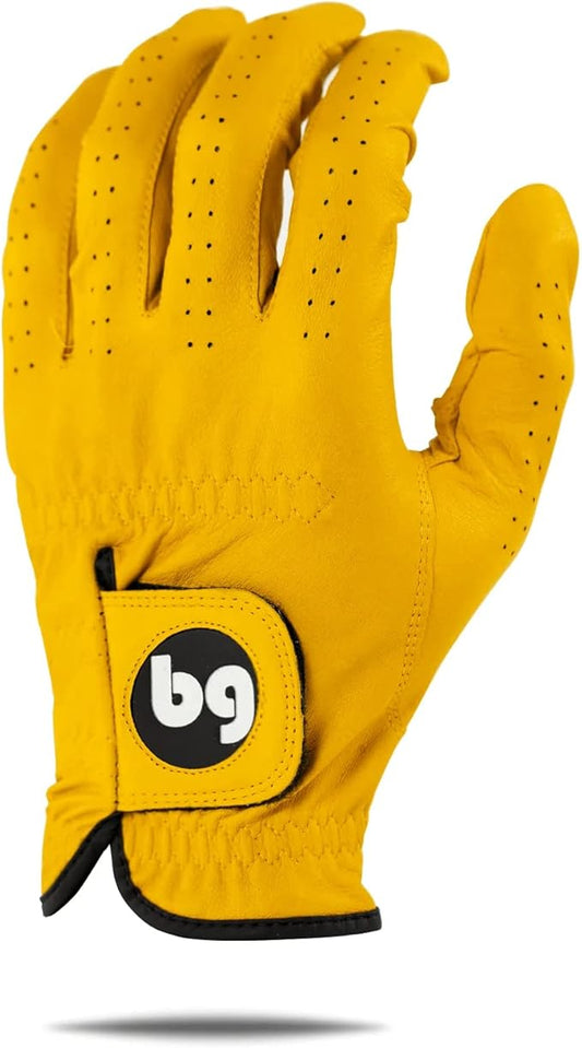 BG Bender - Mens Golf Glove, Durable Leather Golf Gloves, Unique Golf Gloves
