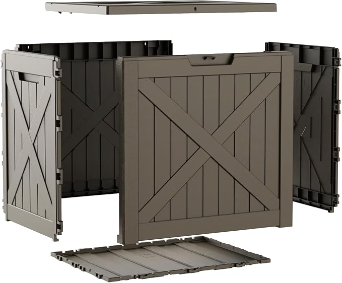 40 Gal Waterproof Outdoor Storage Box Weatherproof Deck Box | Lockable storage - Image 6