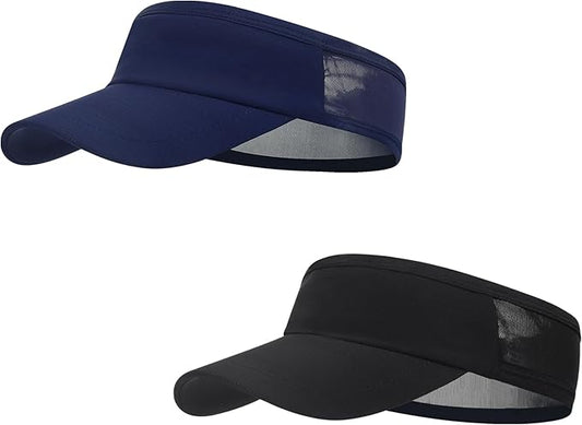 HH HOFNEN Sports Sun Visor Cooling Lightweight Stretchy Packable Running Golf Visor Hat for Men Women